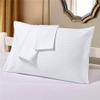Belive-Me Cotton Striped 2 Pieces White Pillow Cover Set (White, 17 x 27 inch) view 4