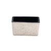 Caffeine Ceramic Stonewear Handmade Dual-Glazed Cream and Black Dip & Sauce (Set of 2, 40ml) (Microwave & Dishwasher Safe) view 2