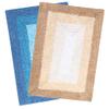 Saral Home Soft Cotton Anti Slip Bathmat Set of 2 (Turquoise & Beige, 40x60 cm) view 1