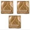 ANNAPURNA SALES small saree cover 2" height satin material wardrobe organizers, designer cloth bag for wedding, garments cover or saree bag for gifting pack of 3 pcs. view 1