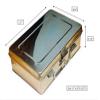Vijay Impex Stainless Steel Bank Locker Box / Cash Box / Jewellery Box - Rectangle (27 cm X 17 cm X 8.5 cm, Silver) - Large view 2