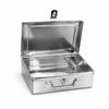 Vijay Impex Stainless Steel Bank Locker Box / Cash Box / Jewellery Box - Rectangle (27 cm X 17 cm X 8.5 cm, Silver) - Large view 3