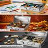 Vijay Impex Stainless Steel Bank Locker Box / Cash Box / Jewellery Box - Rectangle (27 cm X 17 cm X 8.5 cm, Silver) - Large view 4