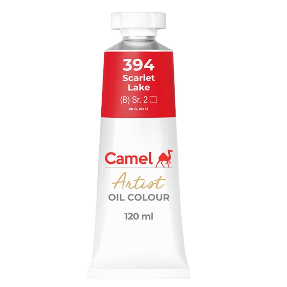 Camlin Kokuyo Artist Oil Colour 120 ml Series 2 Scarlet Lake