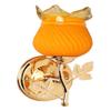 Somil Modern Design Colorful Golden Metal Wall Lamp with Hand Decorated Glass Shade view 1