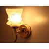 Somil Modern Design Colorful Golden Metal Wall Lamp with Hand Decorated Glass Shade view 2