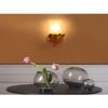 Somil Modern Design Colorful Golden Metal Wall Lamp with Hand Decorated Glass Shade view 3