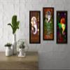 SAF paintings Set of 3 Ganesha UV Coated Home Decorative Gift Item Framed Painting 17 inch X 24 inch SANF1000015 view 2