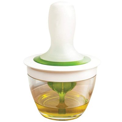 ORPIO (LABEL) Kitchen Silicone Oil Brush BBQ Chef's Basting Set (Green)