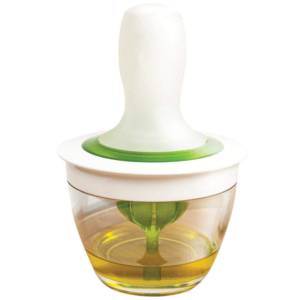ORPIO (LABEL) Kitchen Silicone Oil Brush BBQ Chef's Basting Set (Green)