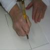 Pencil Grip Wheel Glass Cutter. view 3