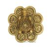 Handicrafts Paradise Gold Plated Aluminium Metal Feng Shui Symbol Tortoise Showpiece (10.8 cm x 10.8 cm x 4.5 cm) view 3
