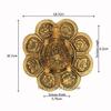 Handicrafts Paradise Gold Plated Aluminium Metal Feng Shui Symbol Tortoise Showpiece (10.8 cm x 10.8 cm x 4.5 cm) view 4
