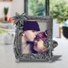 Handicrafts Paradise Elephant Face and Coconut Tree Aluminium Metal Photo Frame (14 cm x 0.63 cm x 15.3 cm) view 1