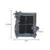 Handicrafts Paradise Elephant Face and Coconut Tree Aluminium Metal Photo Frame (14 cm x 0.63 cm x 15.3 cm) view 3
