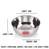 HAZEL Stainless Steel Modern Bowl - Set of 6, Silver view 4