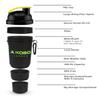 Kobo Shaker Sipper Bottle (Imported) For Gym, Camping & Hiking (400 ml) view 2