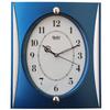 Ajanta Plastic Step Movement Wall Clock (Blue, 28 cm x 24 cm) view 1