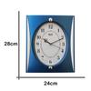 Ajanta Plastic Step Movement Wall Clock (Blue, 28 cm x 24 cm) view 4