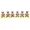 Gomati Ethnic Wood Musician Bawla Toy Set, Standard, Multicolour, 6 Piece. view 2