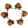 Gomati Ethnic Wood Musician Bawla Toy Set, Standard, Multicolour, 6 Piece. view 3