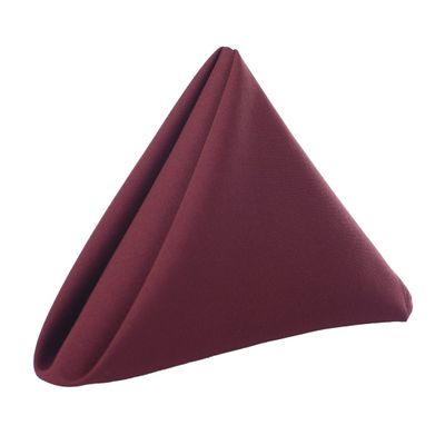 Switchon Solid Maroon Colour Table Napkins Set of 6 pcs-16x16inch-Proudly Made in India