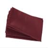 Switchon Solid Maroon Colour Table Napkins Set of 6 pcs-16x16inch-Proudly Made in India view 2