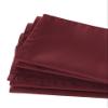 Switchon Solid Maroon Colour Table Napkins Set of 6 pcs-16x16inch-Proudly Made in India view 3