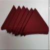 Switchon Solid Maroon Colour Table Napkins Set of 6 pcs-16x16inch-Proudly Made in India view 4