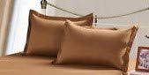 COT PRINTS Super Soft 100% Cotton 200 TC Plain Pillow Covers (18 X 27)(2 Pcs)(Brown)