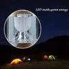XHAIDEN Portable Solar Rechargeable Collapsible LED Flashlight Lamp for Night Hiking Fishing with USB Port (Colors May Vary, 2 in 1) view 4
