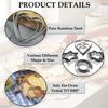 SYGA 12 Pieces Cookie Cutter Stainless Steel Cookie Cutter with Different Shape view 4