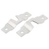 Metal Double Hole Photo Picture Frame Hanging Hooks Hangers - Pack of 20 Pieces, Metal, 52mm x 15mm, Silver Tone view 4