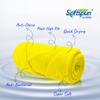 SOFTSPUN Microfiber Hair & Face Care Bath Towel 1pc 70x140cm 340 GSM Yellow Ultra Absorbent Super Soft & Comfortable Quick Drying for Men & Women Daily Use Pack of 1 Extra Large Size Unisex. view 2