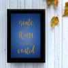 TIED RIBBONS Create The Things You Wish Existed Framed Poster(13.6 inch X 10.2 inch, Engineered Wood) view 3