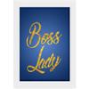 TIED RIBBONS Boss Lady Framed Poster(13.6 inch X 10.2 inch, Engineered Wood) view 1