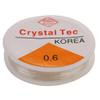 NavaHome Basics 10m Stretchy Elastic Cord Clear Round for Beading Necklaces Bracelet Spool - Clear, 0.6mm view 1
