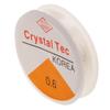NavaHome Basics 10m Stretchy Elastic Cord Clear Round for Beading Necklaces Bracelet Spool - Clear, 0.6mm view 3