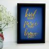 TIED RIBBONS TiedRibbons Kind Heart Fierce Mind Framed Poster(13.6 Inch X 10.2 Inch) view 2
