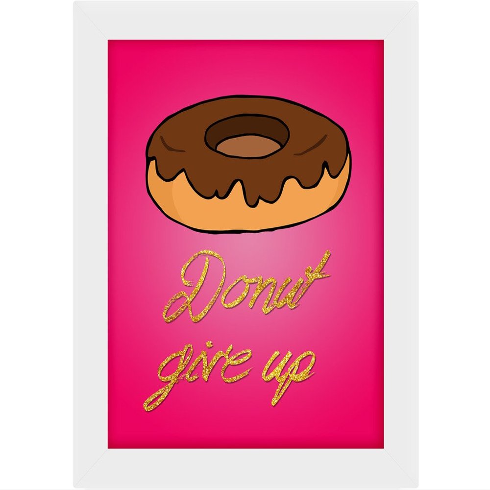 TIED RIBBONS Don't Give up Framed Poster(13.6 inch X 10.2 inch, Engineered Wood)