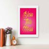 TIED RIBBONS TiedRibbons Bless The Mess Framed Poster(13.6 Inch X 10.2 Inch) view 2
