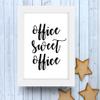 TIED RIBBONS Office Sweet Office Framed Poster(13.6 inch X 10.2 inch, Engineered Wood) view 4
