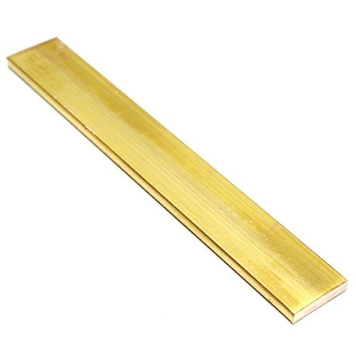 VAKOOBA 3mm X (Thick) 200mm x 15 mm (Wide) Brass Flat for DIY Material