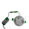 DMAK Plastic 3 Watt Ultra Slim Round Shaped Panel Light Led Energy Saving, Wonderful Antique-Look Concealed (Pop) Panel Light With Adapter Set 02 Panel Lights For Ceiling view 2