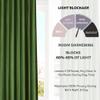 FRESH FROM LOOM Plain Curtains for Door 9 Feet Long | Curtain for Big Window | Yarn Weaved Parda | Modern Parde for Living Room Bedroom | Screens with Eyelet Ring | Hypoallergenic (Green, 1pc only) view 3