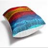 sleep nature's Jute Fabric Printed Throw/Pillow, Cushion Covers for Living/Bed Room - Multicolour, 24 X 24 Inch view 3