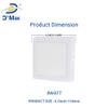 D'Mak Surface Mounted LED Light for Ceiling, 8-Watt Panel Light with IP50 Dust Proof, Energy Saving White Light for Indoor Use at Home and Office, and More, Fancy Square Lights Need No False Ceiling view 4