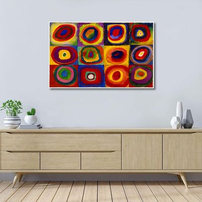 Tamatina Modern Art Canvas Painting | The Spiral Universe | Abstract Art Unframed Painting for Home dcor|Size - 13X9 Inches.n281