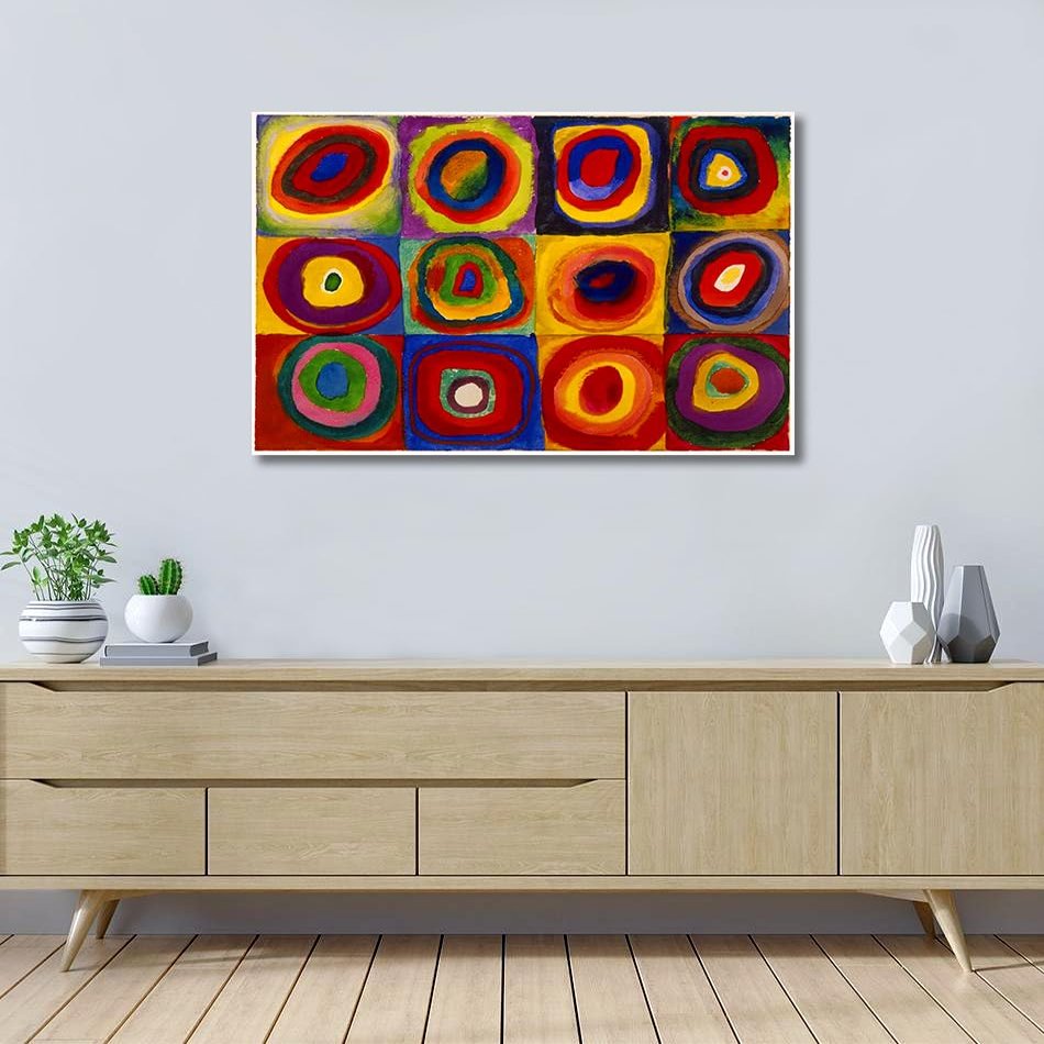 Tamatina Modern Art Canvas Painting | The Spiral Universe | Abstract Art Unframed Painting for Home dcor|Size - 13X9 Inches.n281