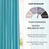 FRESH FROM LOOM Plain Curtains for Door 9 Feet Long | Curtain for Big Window | Yarn Weaved Parda | Modern Parde for Living Room Bedroom | Screens with Eyelet Ring | Hypoallergenic (Aqua, 1pc only) view 3